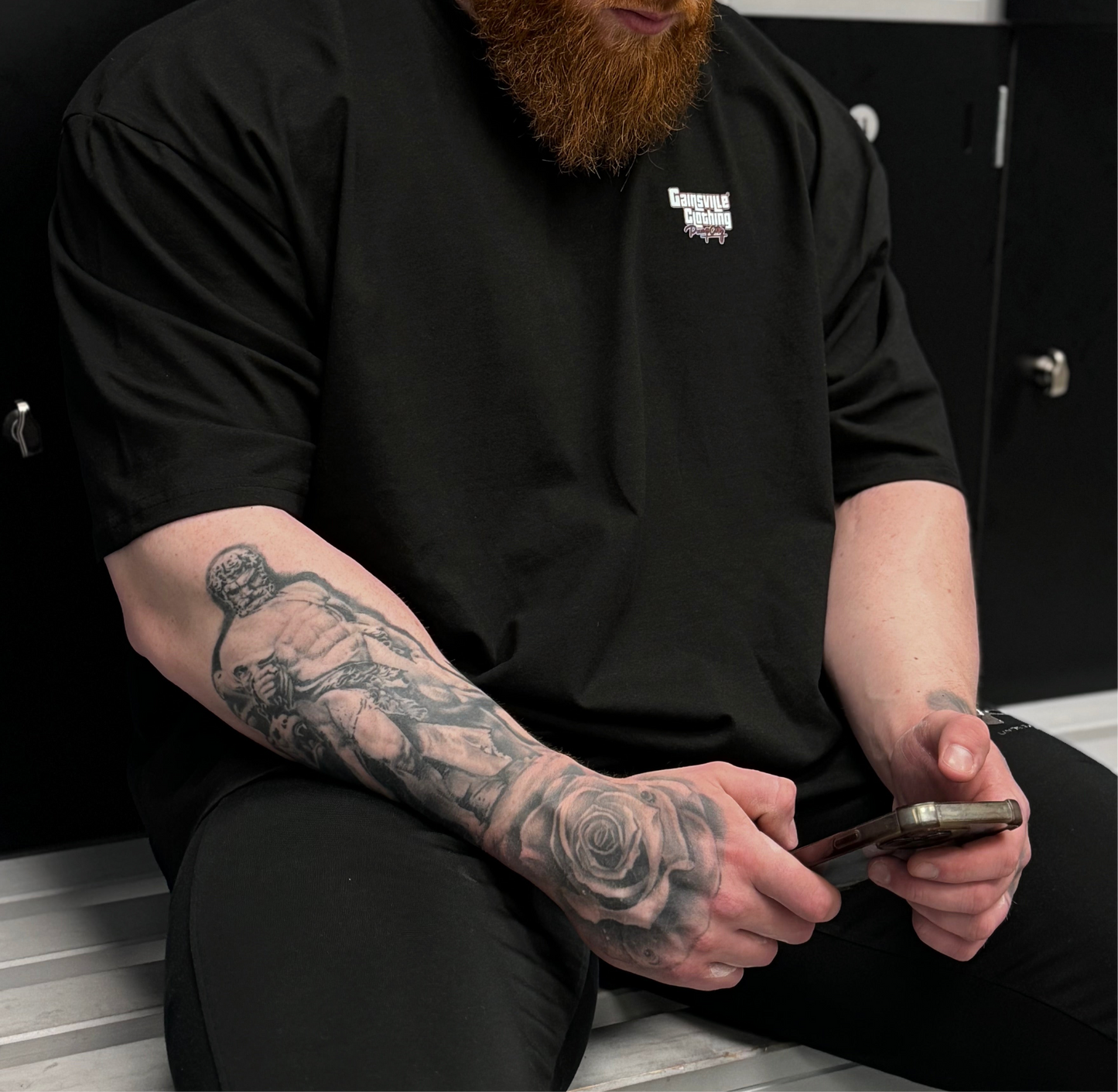 Gainsville "Pump City" Drop Shoulder Gym T-shirt