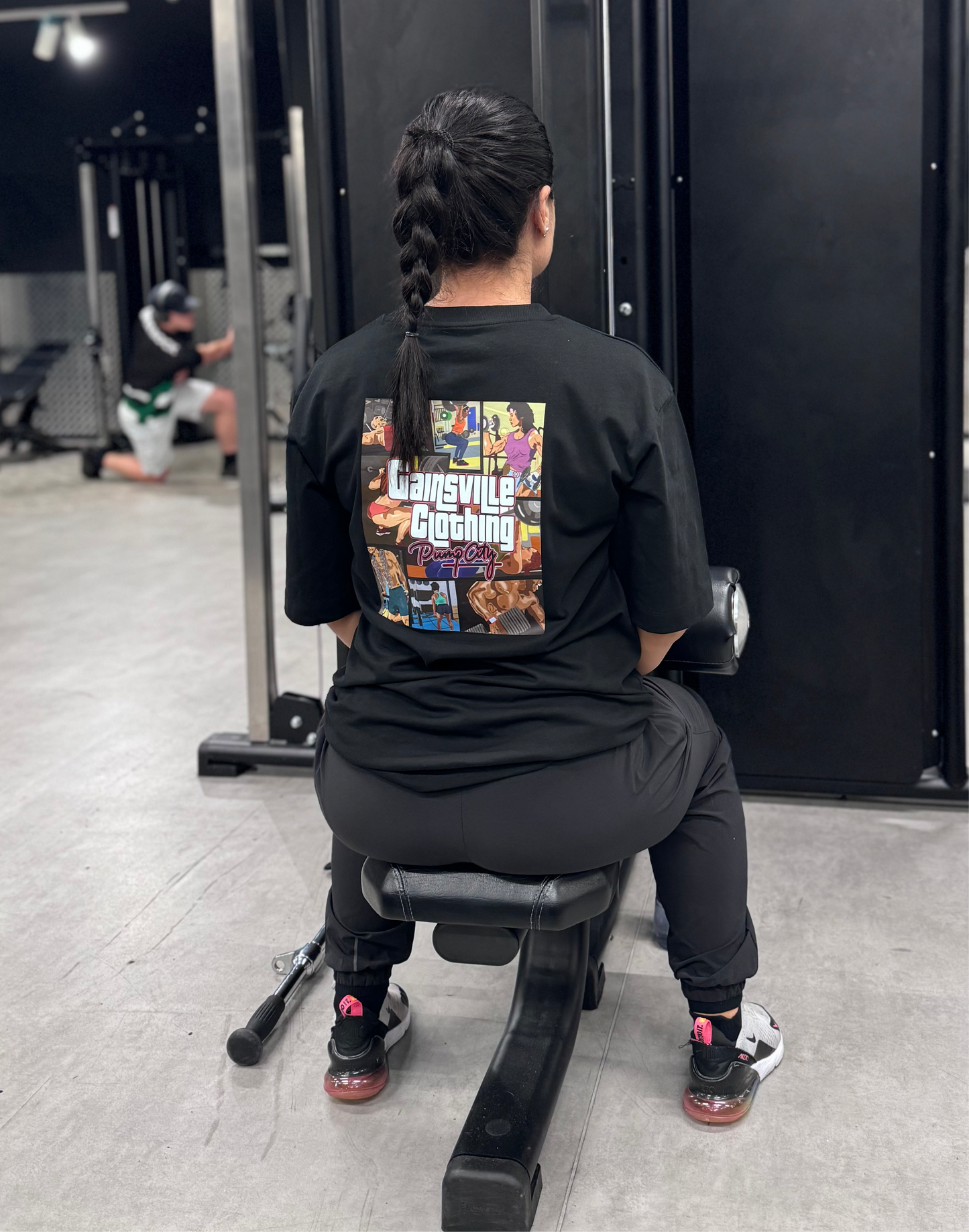 Gainsville "Pump City" Drop Shoulder Gym T-shirt
