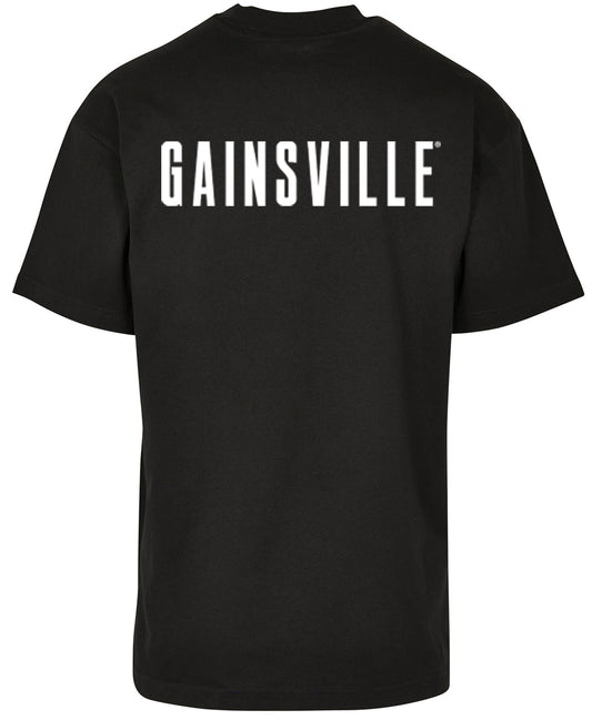 White on Black Oversized Gainsville T-shirt