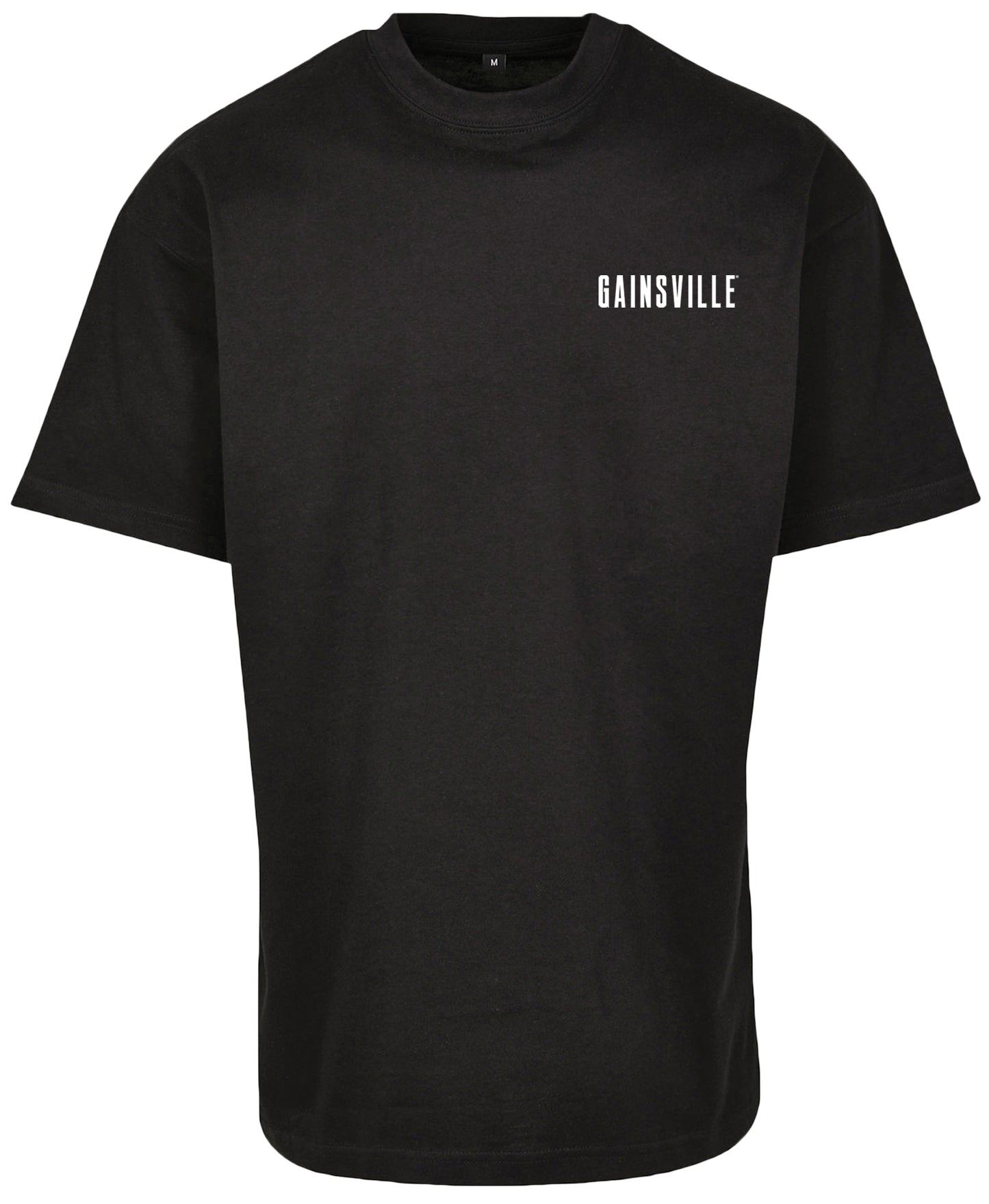 White on Black Oversized Gainsville T-shirt